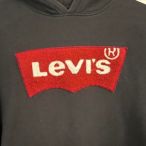 Vintage Navy Levi’s Logo Hoodie